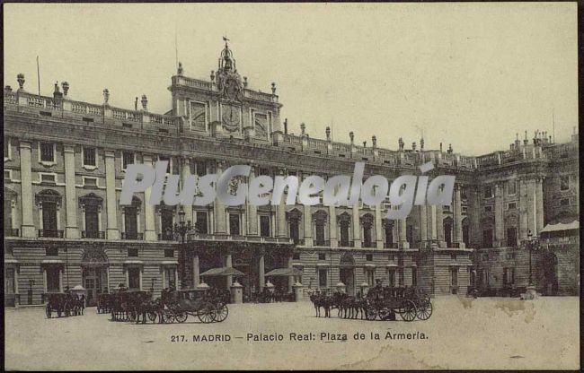 Palacio Real en Madrid: Plaza de la Armería