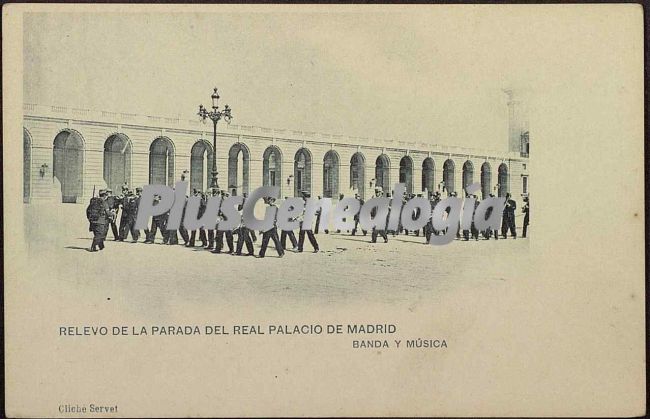 Relevo de la Parada del Real Palacio de Madrid