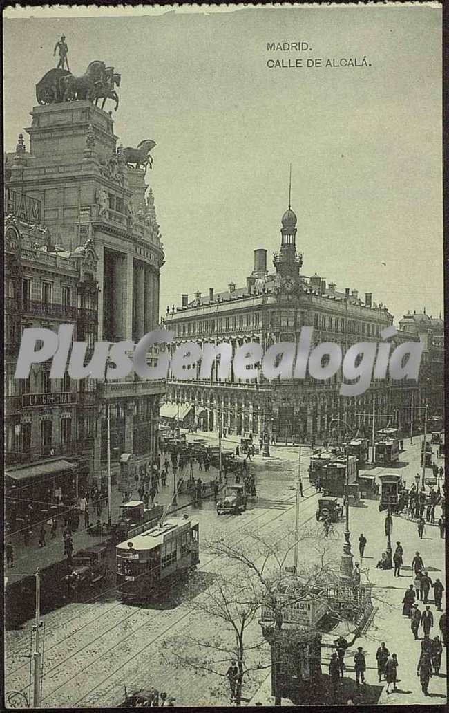 Calle de Alcalá en madrid