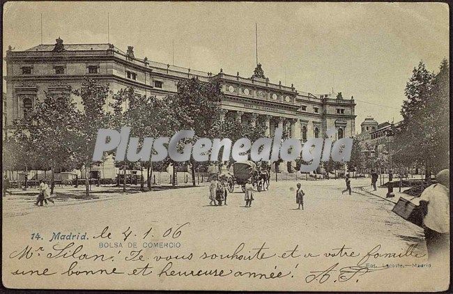 Bolsa de Comercio en Madrid