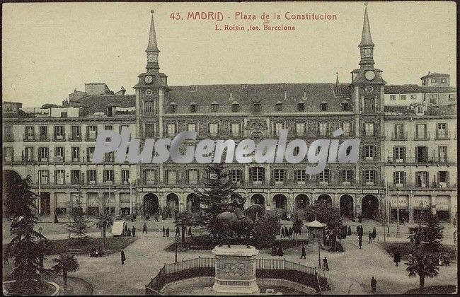 Plaza de la Costitución en Madrid