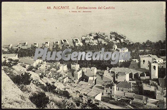 Estribaciones del castillo, (alicante)