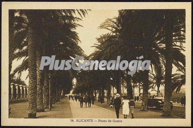 Paseo de gomiz (alicante)