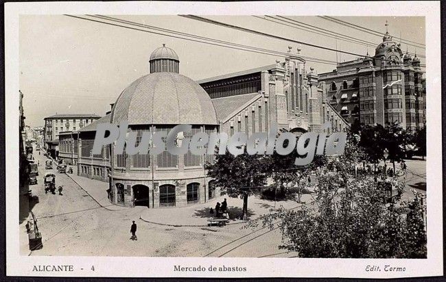 Mercado de abastos, (alicante)