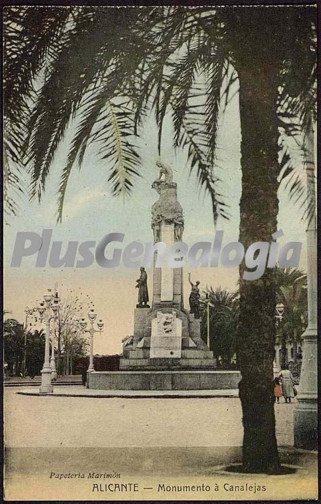 Monumento a canalejas, (alicante)