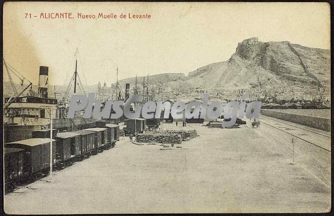 Nuevo muelle de levante, (alicante)