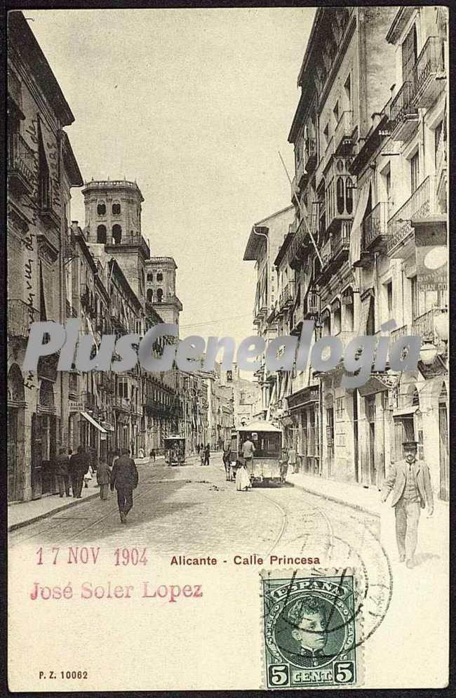 Calle princesa, (alicante)