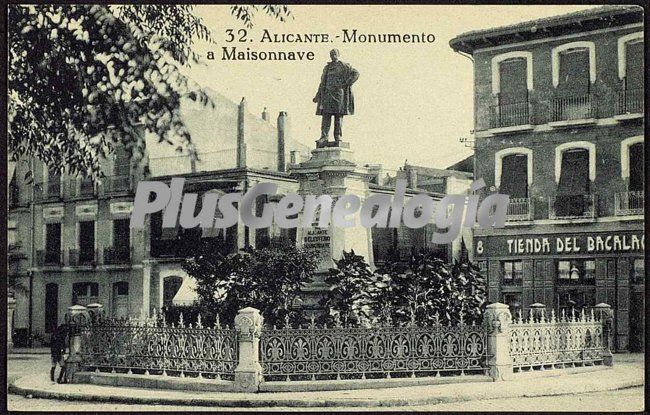 Monumento a maisonnave, (alicante)