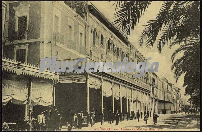 El casino y la esplanada, (alicante)