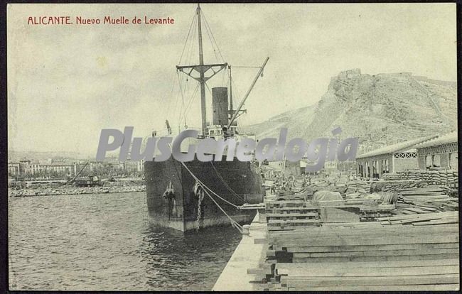 Nuevo muelle de levante, (alicante)