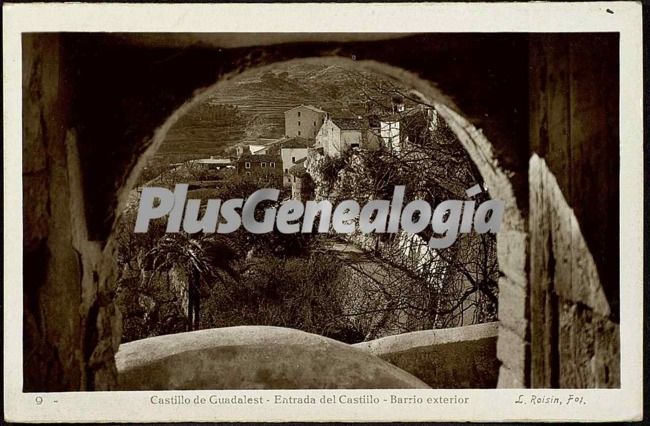 Entrada del castillo de guadalest, (alicante)