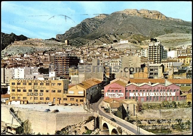 Vista general de jijona (alicante)