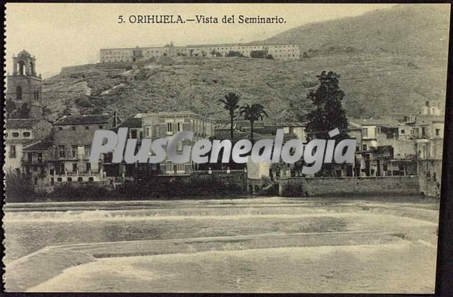 Vista del seminario, orihuela (alicante)