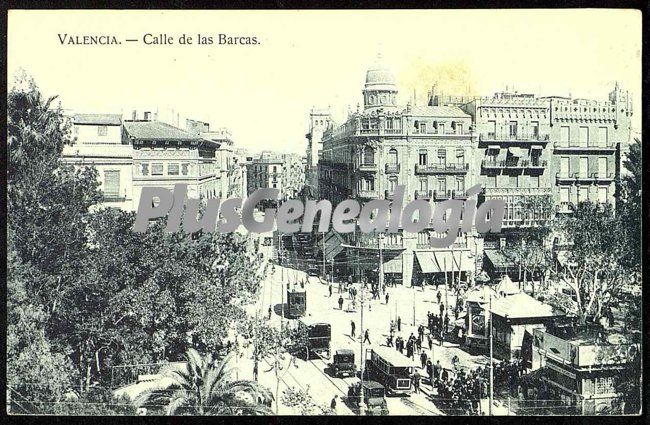 Calle de las barcas de valencia