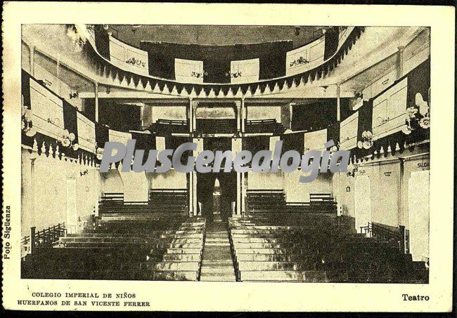Teatro del colegio imperial de niños huérfanos de san vicente ferrer en valencia