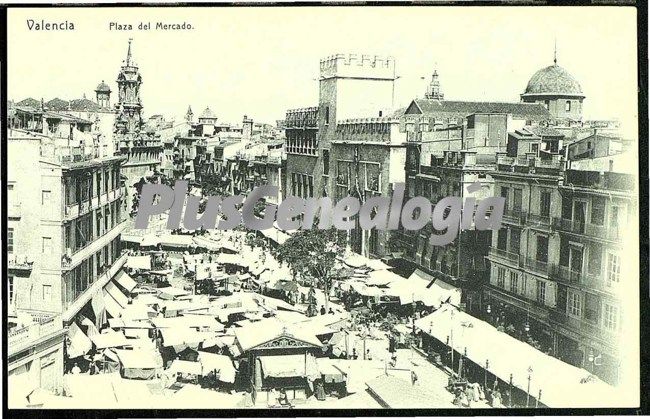 Plaza del mercado de valencia