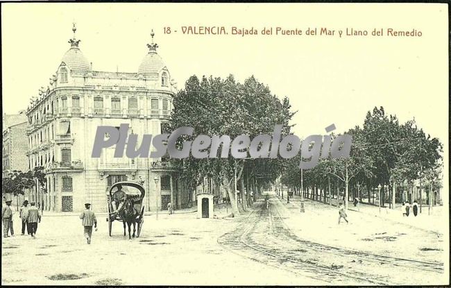 Bajada del puente del mar y llano del remedio de valencia