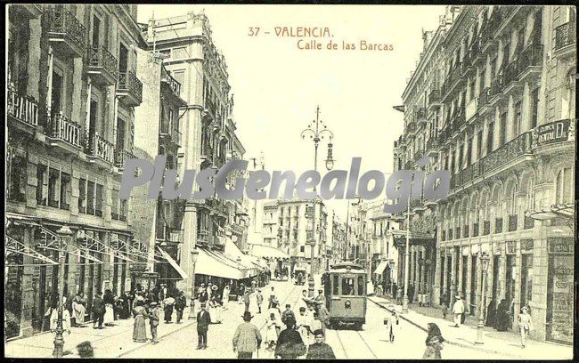 Calle de las barcas de valencia