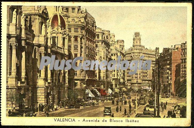 Avenida de blasco ibáñez de valencia