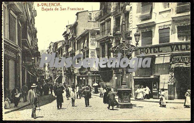 Bajada de san francisco en valencia