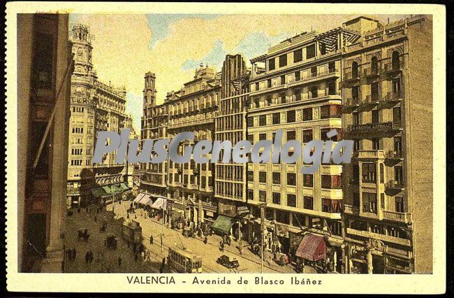 Avenida de blasco ibáñez de valencia