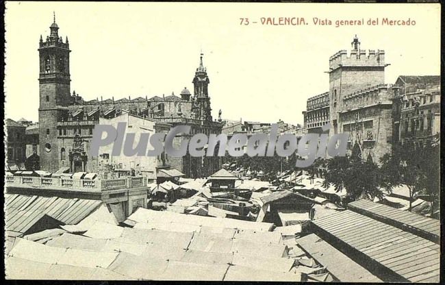 Vista general del mercado de valencia