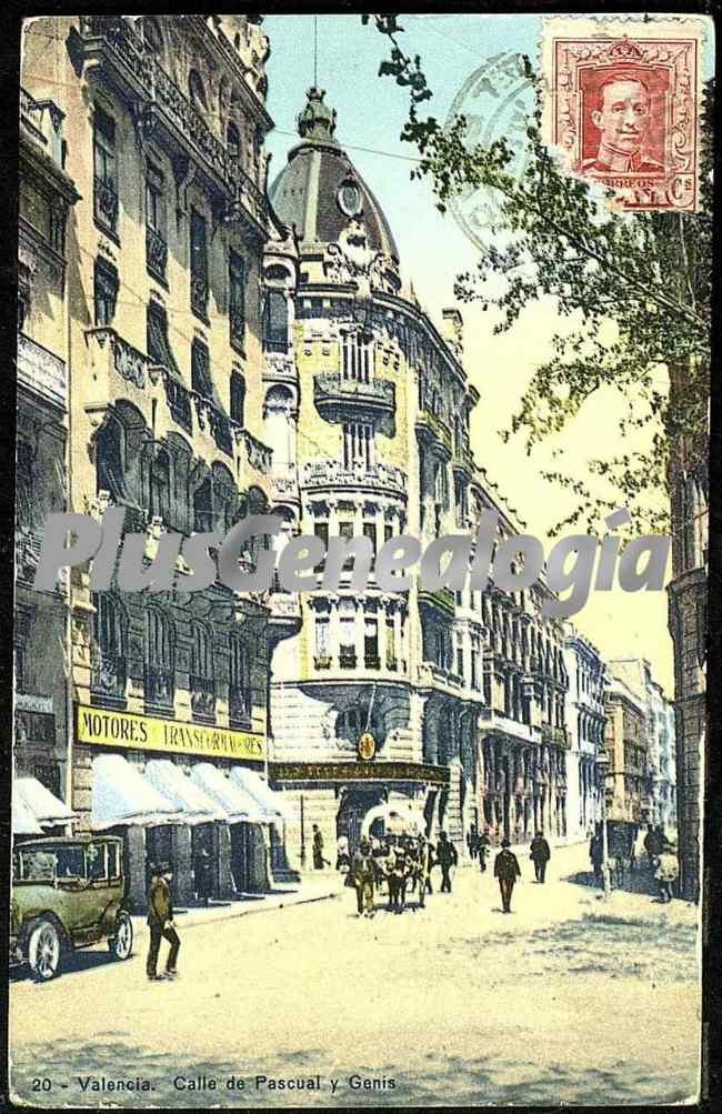 Calle de pascual y genis de valencia