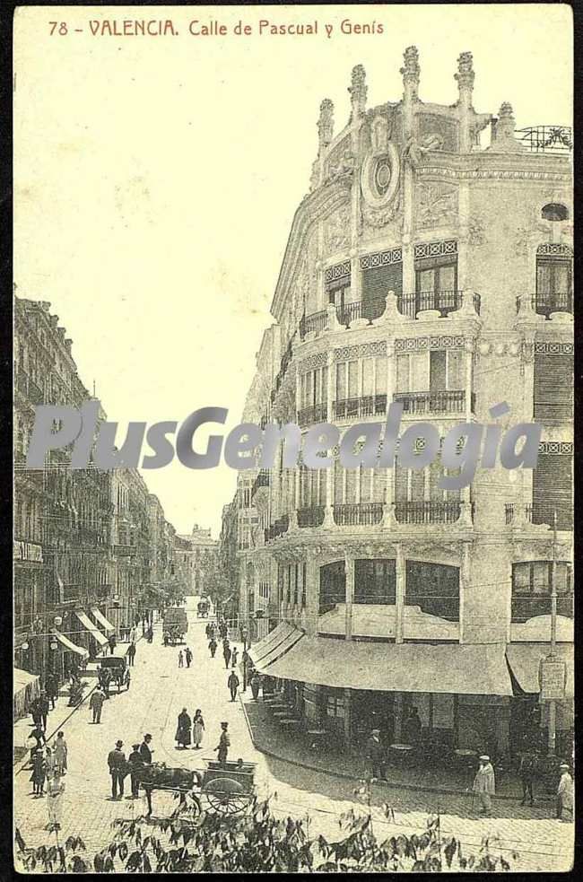 Calle de pascual y genís de valencia