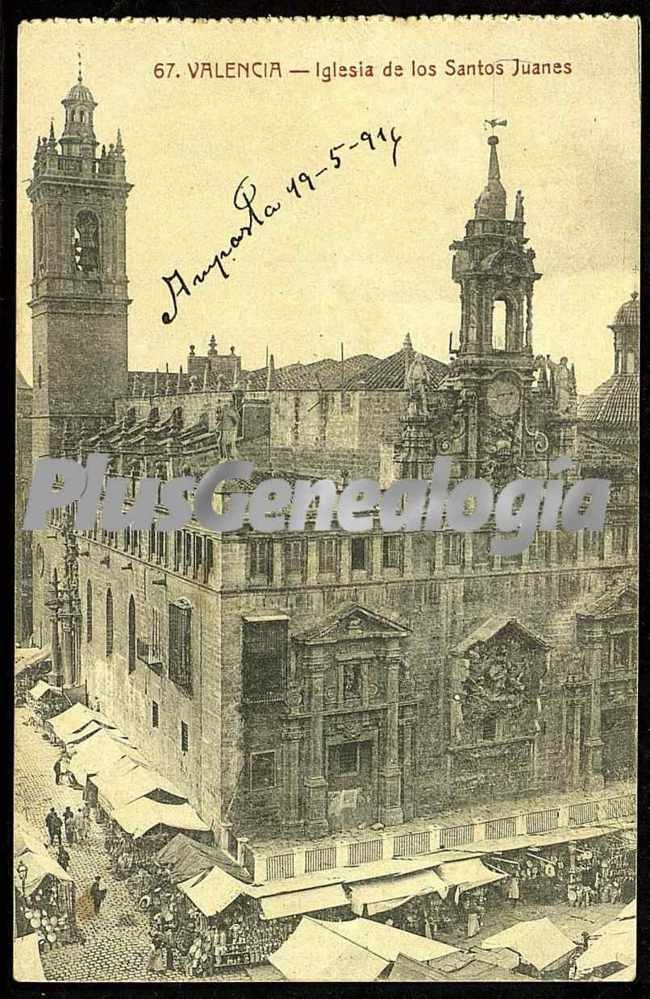 Iglesia de los santos juanes de valencia, vista desde arriba