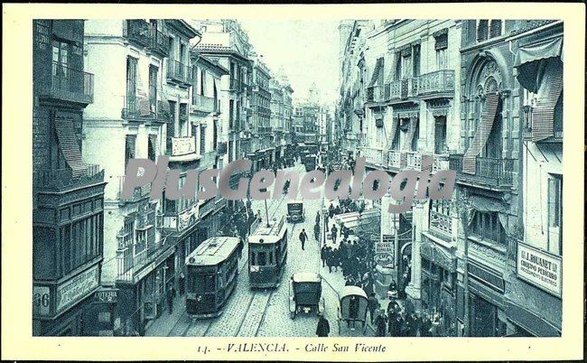 Calle san vicente de valencia