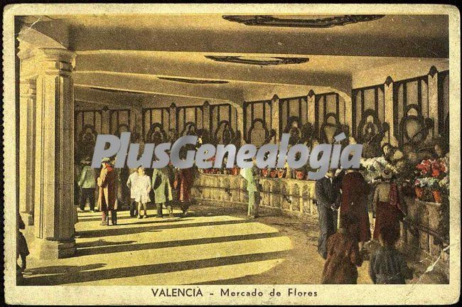 Mercado de flores de valencia
