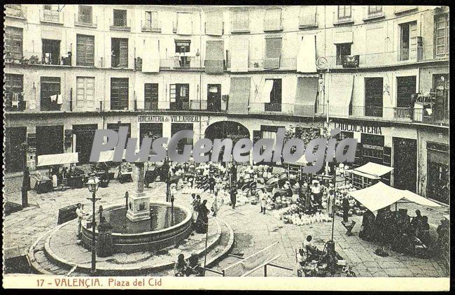 Plaza del cid de valencia