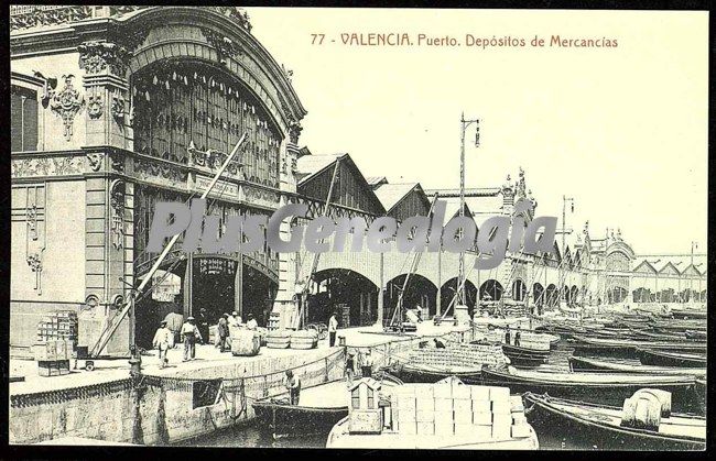 Depósitos de mercancías del puerto de valencia