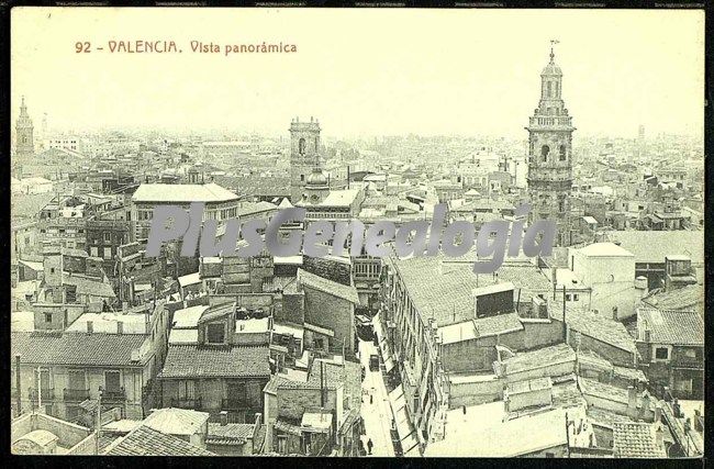 Vista panorámica de valencia