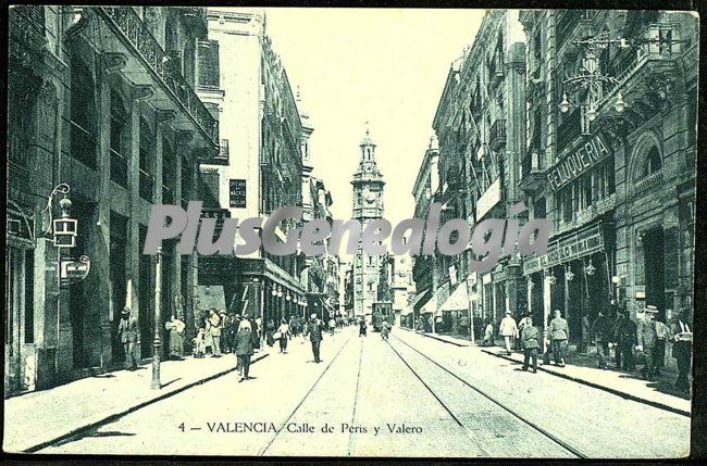 Calle de peris y valero de valencia