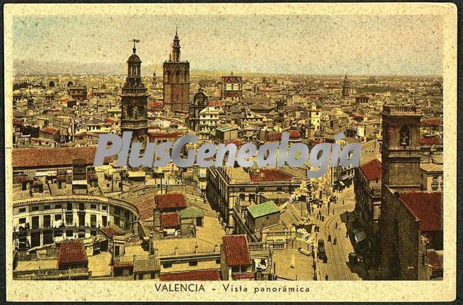 Vista panorámica de valencia