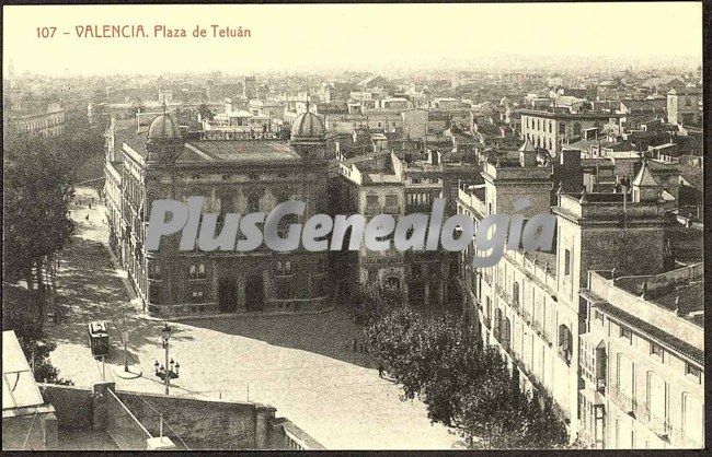 Plaza de tetuán de valencia