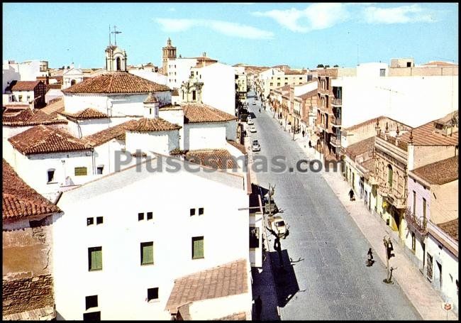 Vista general de la calle de San Francisco de Villanueva de la Serena (Badajoz)