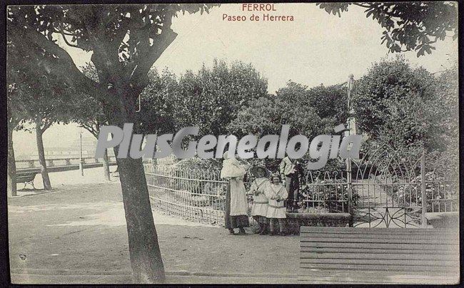 Paseo de herrera, el ferrol (la coruña)