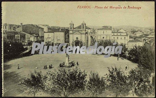 Plaza del marqués de amboage, el ferrol (la coruña)