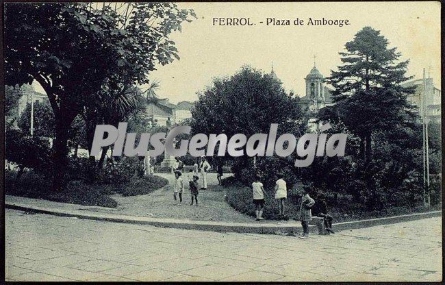 Plaza del marqués de amboage, el ferrol (la coruña)