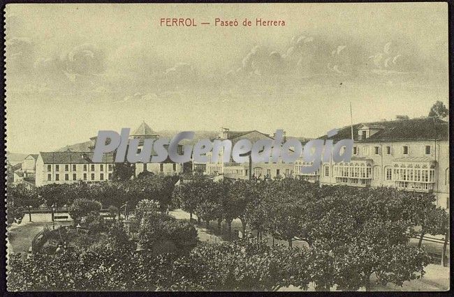 Paseo de herrera, el ferrol (la coruña)