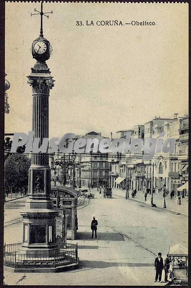 Obelisco en la coruña