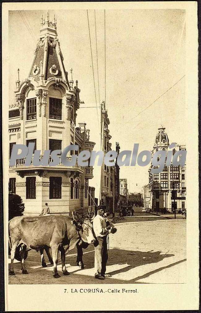 Calle ferrol de la coruña