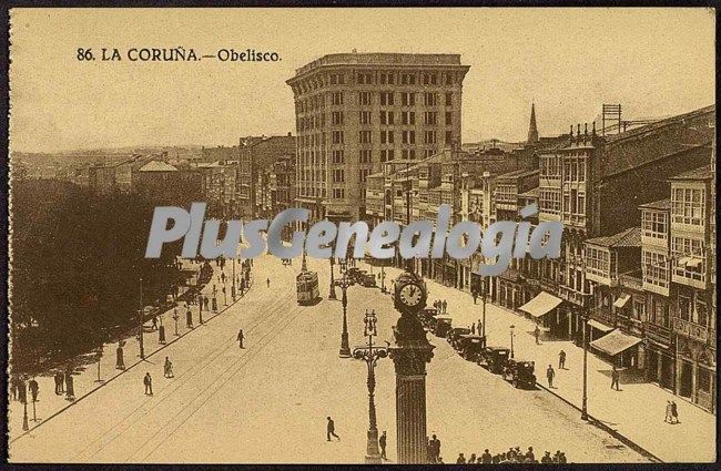 Obelisco en la coruña