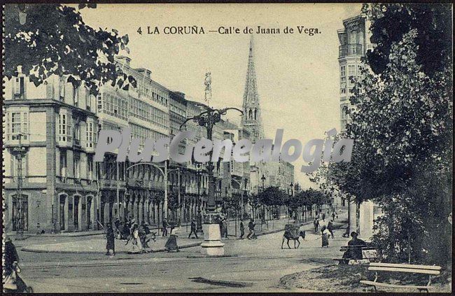 Calle de juana de vega en la coruña