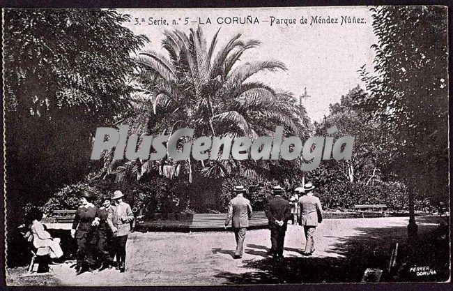 Jardines de méndez núñez en la coruña