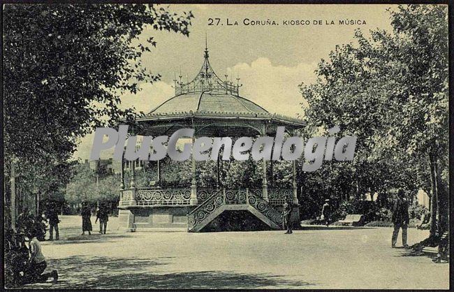 Kiosko de la música en la coruña