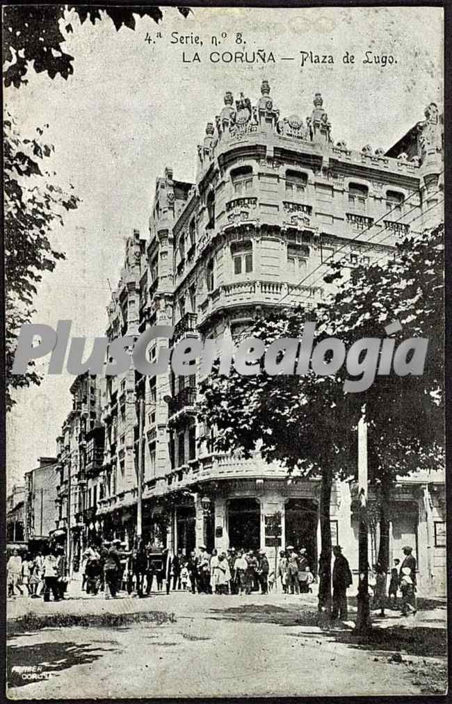 Plaza de lugo. la coruña