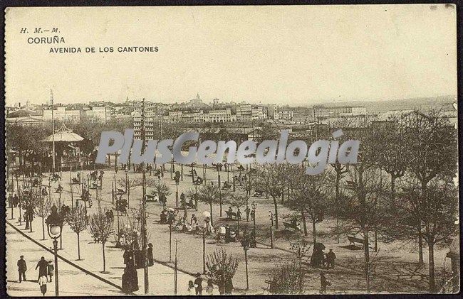 Avenida de los cantones en la coruña